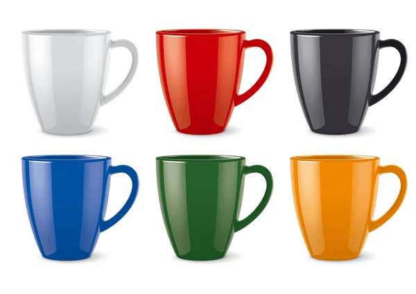 Lesklý barevný poháry — Stock fotografie