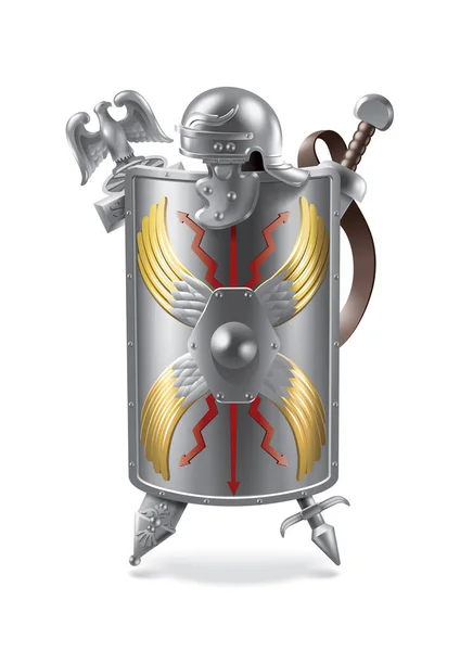 Gladiator. Wappen — Stockfoto