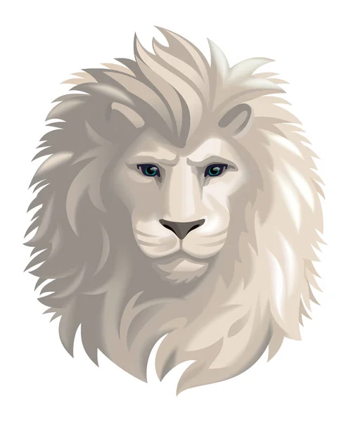 Ilustração da cabeça de leão — Fotografia de Stock