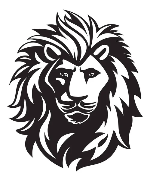 Emblema de cabeza de león — Foto de Stock