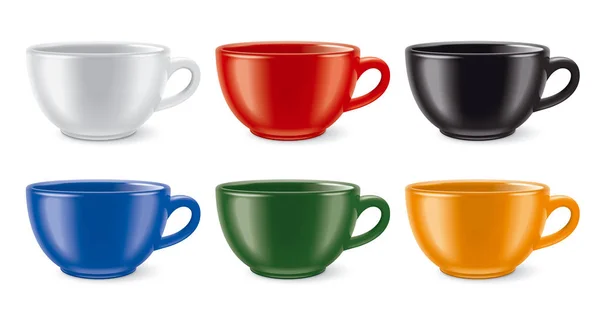 헝 클 어진된 색된 컵 — 스톡 사진