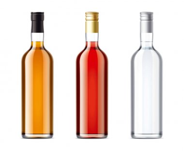 Boş şişe alkol içki ayarla 