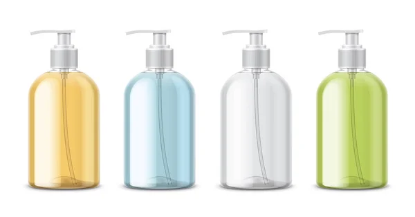 Soap için açık şeffaf şişe