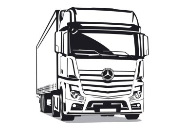 Mercedes Actros illustration