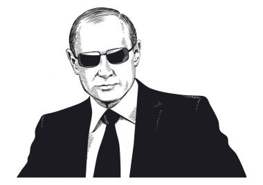 Vladimir Putin. Sıfırdan stil portre 