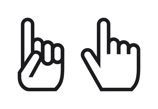 Hand Symbol Simple Illustration — Stock Photo, Image