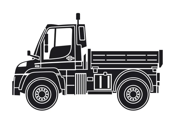 Tipper Transport Simple Illustration - Stock-foto