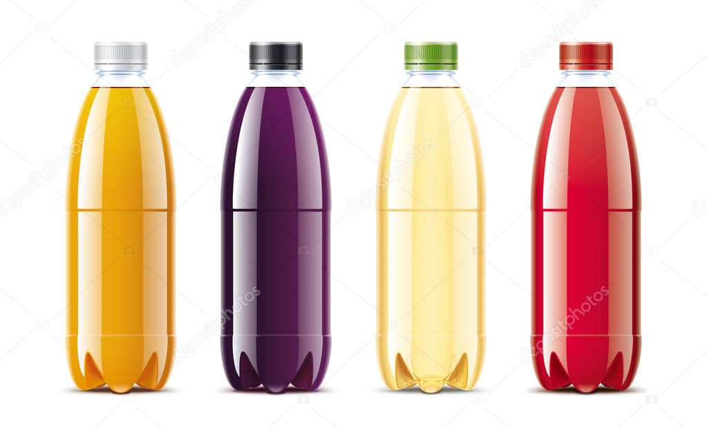 Bottles for juice and soda