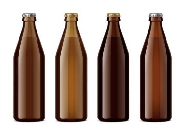 Şişe mockup içecekler için. 