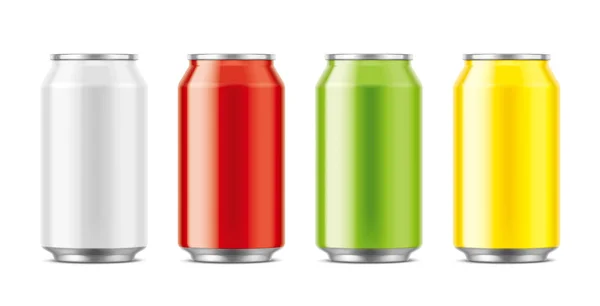 Aluminum Cans Drinks — Stock Photo, Image