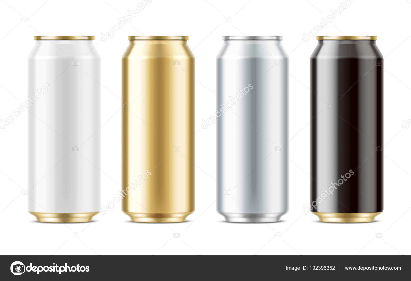 Download Latas Aluminio Para Bebidas Tamaño Grande — Foto de stock © eugeniy #192396352