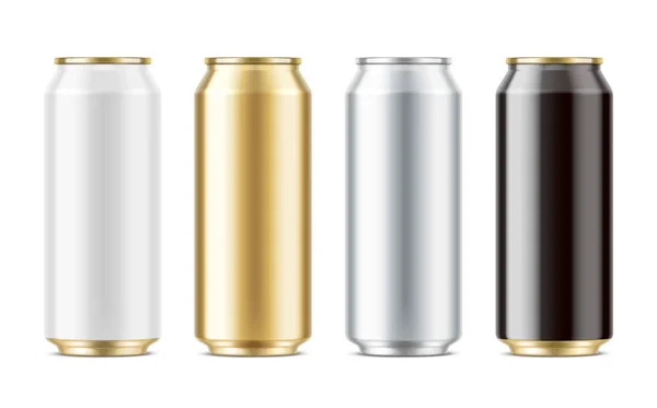 Aluminum Cans Drinks Big Size — Stock Photo, Image