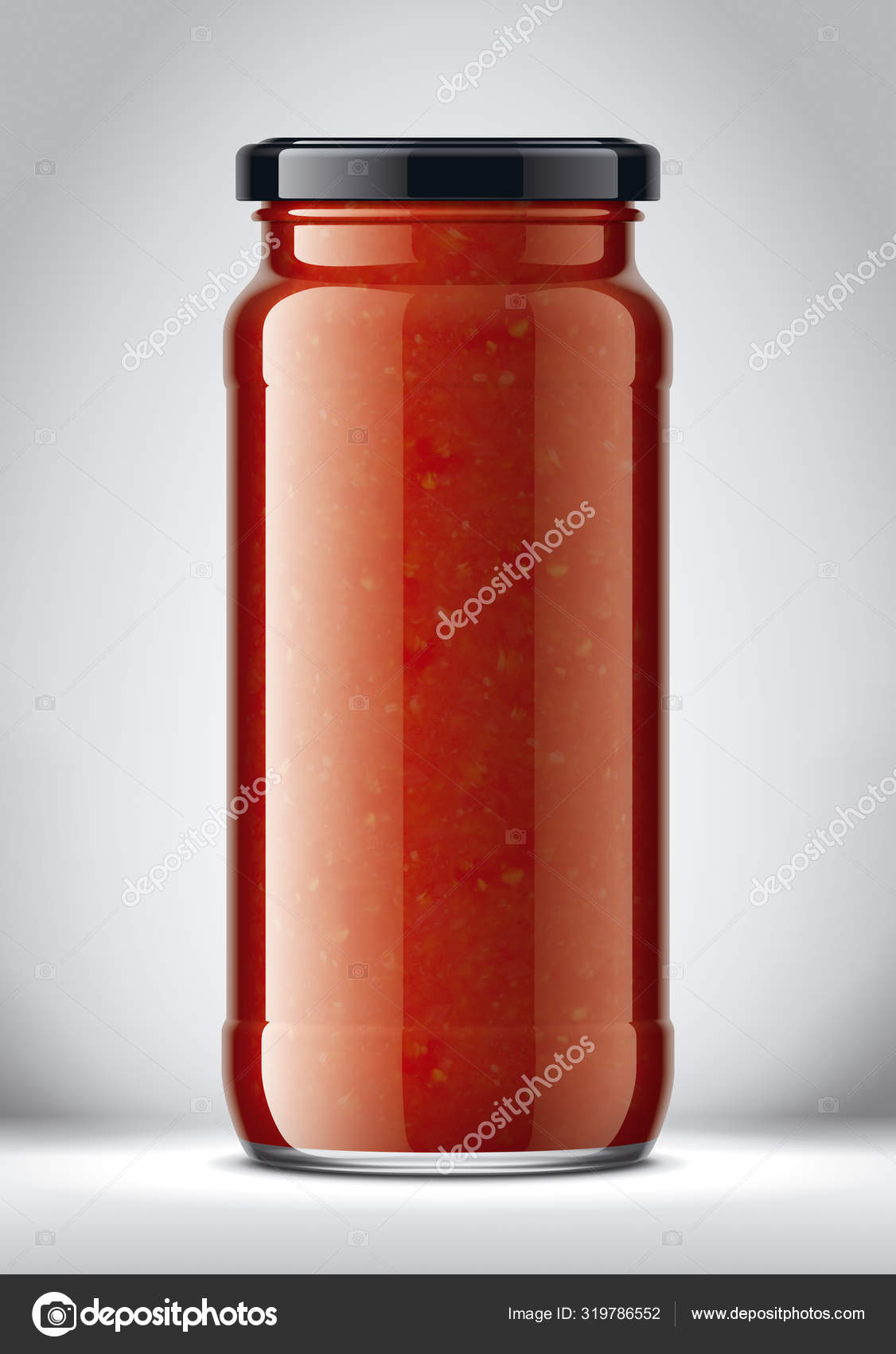 Download Glass Jar Mockup Background Tomato Sauce Stock Photo Image By C Eugeniy 319786552
