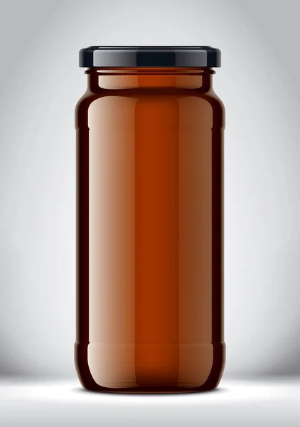 Скляний Jar Mockup Тлі — стокове фото