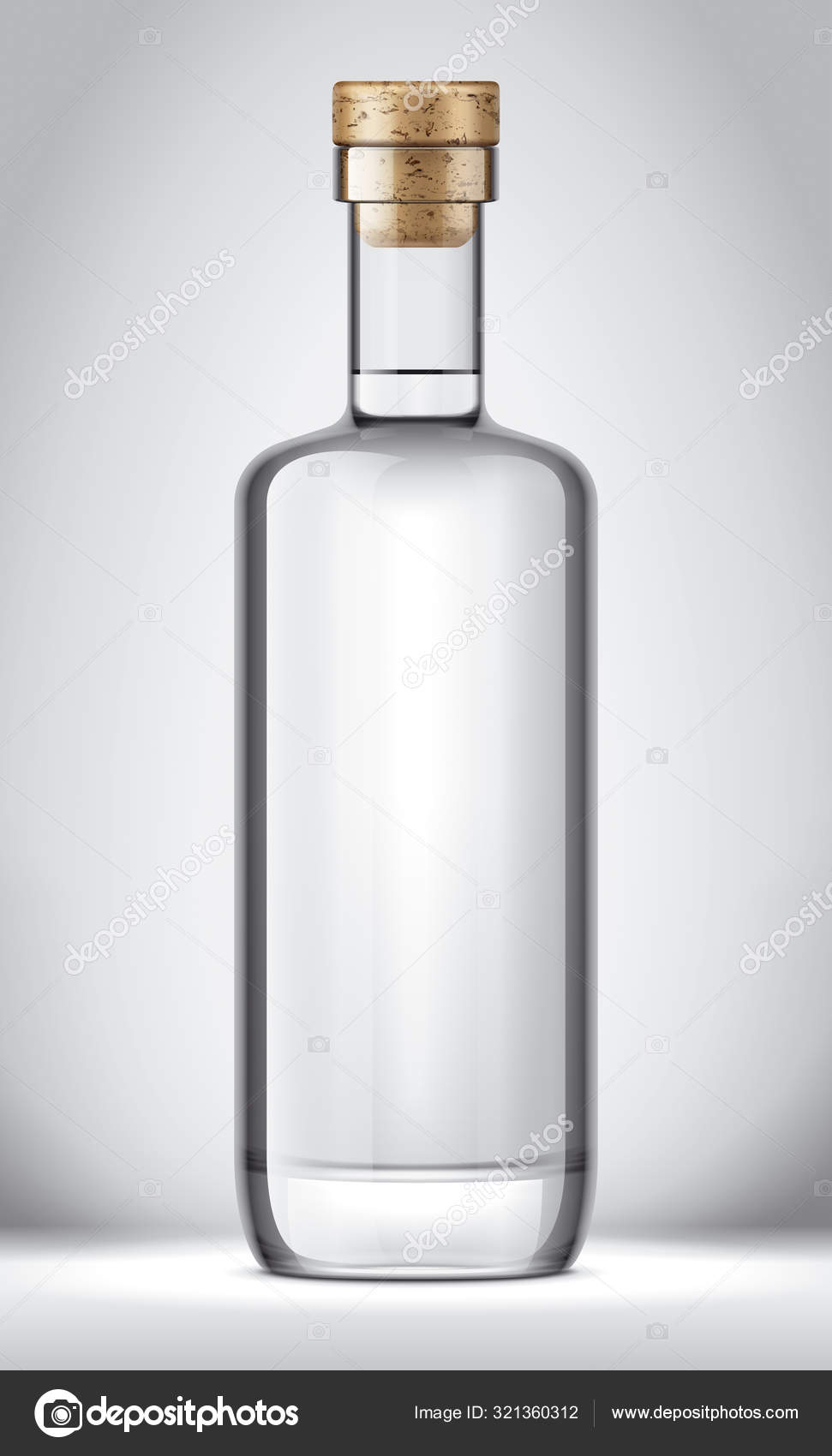 Download Glass Bottle Mockup Background Cork Version Stock Photo Image By C Eugeniy 321360312