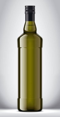 Arkaplanda Cam Şişe. 