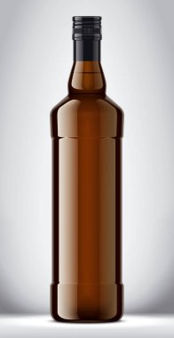 Arkaplanda Cam Şişe. 