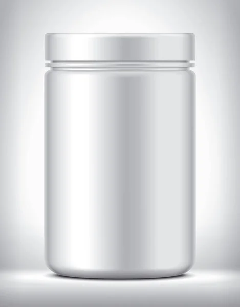 Plastic Jar Background Matte Surface — ストック写真