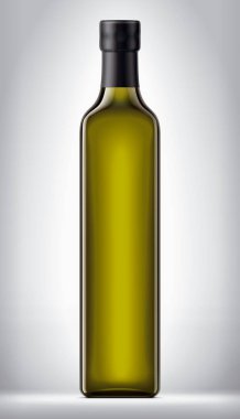 Arka planda cam şişe. Folyo sürümü