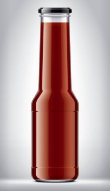 Arkaplanda Cam Şişe. 