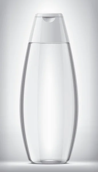 背景为塑料瓶 透明版本 — 图库照片