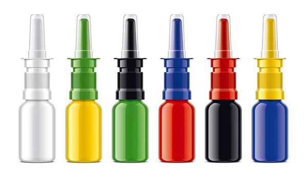 Set Pulverizadores Colores Versión Superficie Brillante — Foto de Stock