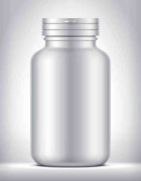 Flacone Pillole Sfondo Versione Superficie Opaca — Foto Stock