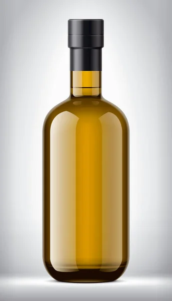 Glasflasche Auf Hintergrund Vorhanden Folienversion — Stockfoto