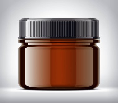 Şişe arka planda. Ayrıntılı resimleme. 