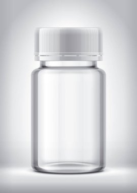 Şişe arka planda. Beyaz Şapkalı. 