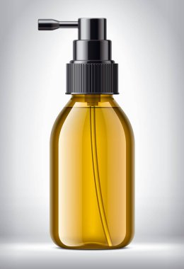 Arka planda püskürtme şişesi. 