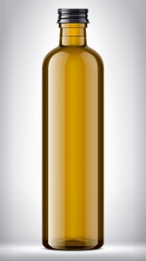 Arkaplanda Cam Şişe. 