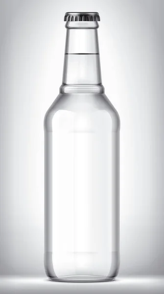 Glasflasche Auf Hintergrund — Stockfoto