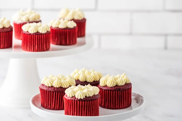 Kuchen aus rotem Samt — Stockfoto