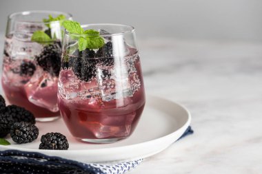 Berry Burlesque mocktail
