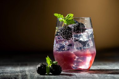 Berry Burlesque mocktail