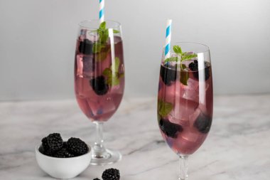 Berry Burlesque mocktail