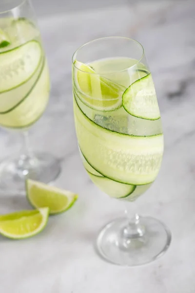 Pepino Cooler mocktail — Fotografia de Stock