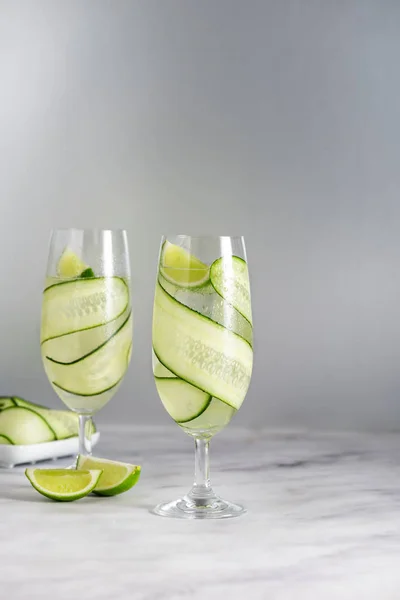 Pepino Cooler mocktail — Fotografia de Stock