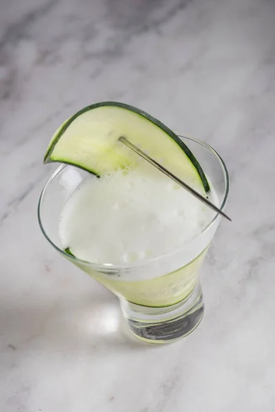 Limonada de pepino Mocktail — Fotografia de Stock