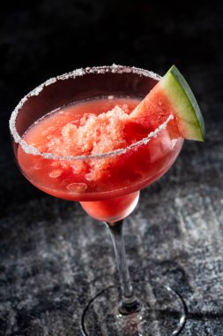 Karpuz, Margarita, kokteyl veya alkolsüz kokteyl.