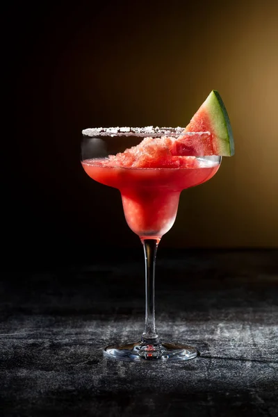 Vattenmelon Margarita Cocktail Eller Mocktail Alkoholfri — Stockfoto