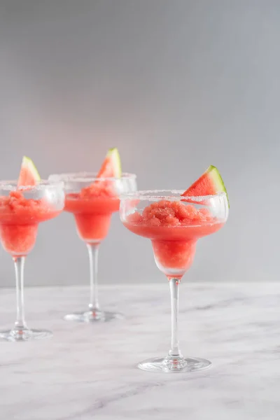 Meloun Margarita Koktejl Nebo Mocktail Bez Alkoholu — Stock fotografie