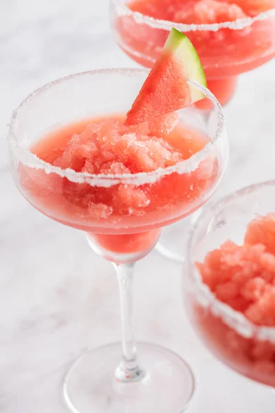 Vattenmelon Margarita Cocktail Eller Mocktail Alkoholfri — Stockfoto