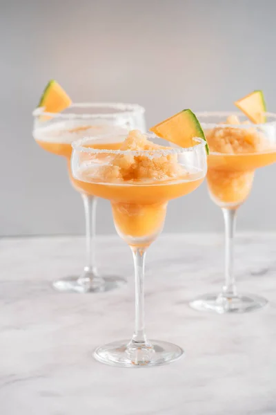 Cóctel Margarita Cantaloup Sin Alcohol Mocktail — Foto de Stock