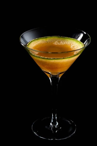 Cantaloupe Martini Osvěžující Letní Mocktai — Stock fotografie