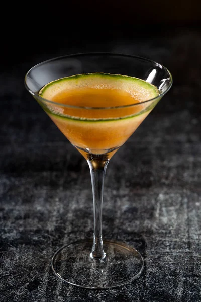 Cantaloup Martini Été Rafraîchissant Mocktai — Photo