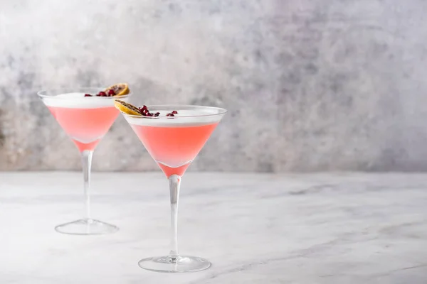 Granaatappel Martini Met Droge Citroen — Stockfoto