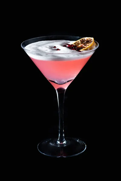 Granaatappel Martini Met Droge Citroen — Stockfoto