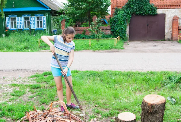 Temiz hava üzerinde çocuğun eğitim.